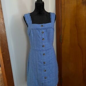 Light Blue Tweed Ann Taylor Dress